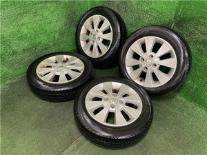 ワゴンR等に スズキ純正アルミ 14×4.5J OFF45 4H PCD100 TOYO トーヨー TEO Plus 155/65R14 売切!!