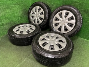 カローラフィールダー等に ヨコハマ iceGUARD iG30 195/65R15 スチールホイール 15×6J 4H PCD100 売切!!