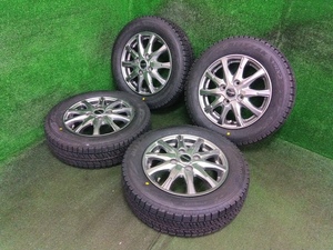 21年製 BRIDGESTONE BLIZZAK VRX2 155/65R13 HOT STUFF Exceeder 13×4J PCD100 4H off45 売切!!