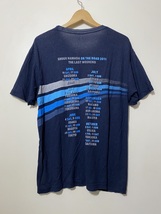 ★ SHOGO HAMADA 浜田省吾 ON THE ROAD 2011 THE LAST WEEKEND 半袖 ツアー Tシャツ L ネイビー 紺_画像2