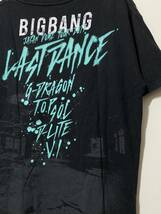 ★ BIG BANG JAPAN DOME TOUR 2017 LAST DANCE ラストダンス 半袖 Tシャツ M 黒 ブラック K-POP 日本ドーム ライブ ツアー グッズ_画像8