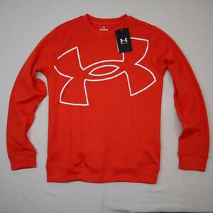 【新品】アンダーアーマー UNDER ARMOUR ジュニア スウェットトレーナー UA ARMOUR FLEECE BRANDED LOGO CREW 1375483 ジュニア160(YXL)