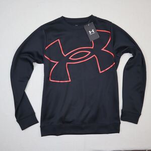 [ новый товар ] Under Armor UNDER ARMOUR Junior тренировочный футболка UA ARMOUR FLEECE BRANDED LOGO CREW 1375483 Junior 160(YXL)