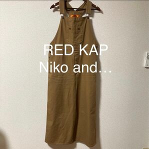 RED KAP Niko and… サロペットスカート キャメル Ｌ