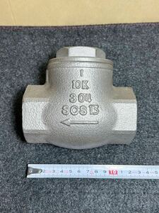 ☆配管部材　 KITZ スイング チャッキ バルブ 10K ステンレス鋼製　　 1 1/2-200