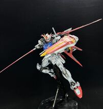 MGストライクガンダム/ライトニングストライカー/エールストライカーパック完成品 _画像8