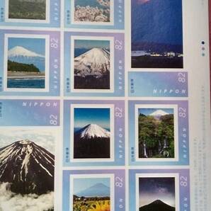 富士山 フレーム切手 82円ｘ10枚の画像1