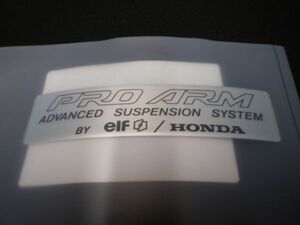 NC30 純正 スイングアームラベル VFR400R ステッカー PROARM ホンダ elf エンブレム HONDA VFR800 RC46 RC36 VFR750F RC30 プロアーム .ml0