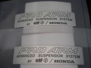 MC28 純正 スイングアームラベル x2 NSR250R ステッカー elf ホンダ エンブレム RC45 VFR RC30 エルフ NC35 プロアームラベル NC30 ..ml0x2