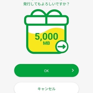 mineo パケットギフト 約5GB（5000MB）の画像1