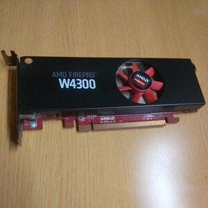 中古動作品 AMD FirePro W4300 4GB グラフィックボード 1スロット ロープロファイル