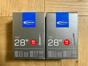 SCHWALBE シュワルベ チューブ2本セット 28-45 仏式40mm