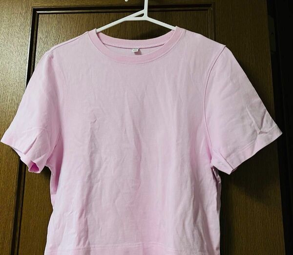 Tシャツ 半袖 ユニクロ　薄いピンク　Sサイズ