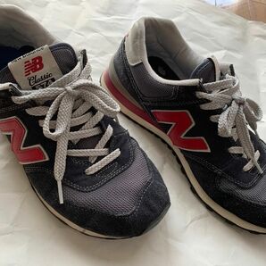 ニューバランス スニーカー　new balance 27㎝　574 classic ネイビー