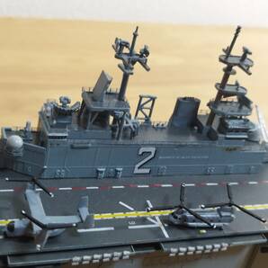 完成品 1/700 ★ 強襲揚陸艦 USS エセックス (USS LHD-2 ESSEX) ★ アメリカ海軍 ワスプ級強襲揚陸艦 5番艦 救援活動「トモダチ作戦」参加の画像7