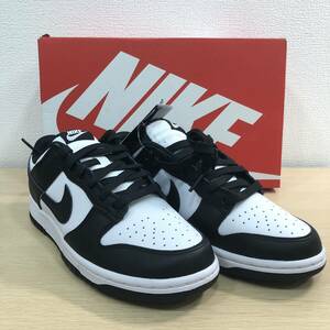 未使用 NIKE DUNK LOW RETRO ナイキ ダンク 黒/白 DD1391-100 箱付き サイズ25.5cm パンダダンク