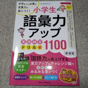 小学生の語彙力アップ 実践練習ドリル1100 中学までに必要な言葉力が身につく!