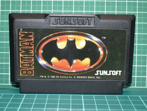 【送料無料】ファミコン　バットマン　BATMAN　サンソフト　ソフト　カセット　ファミカセ　動作確認済み