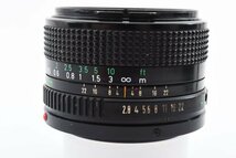 ADS3362★ 外観美品 ★ キヤノン CANON FD 28mm F2.8_画像7