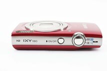 ADS3454★ 外観美品 ★ キヤノン Canon IXY 180 コンパクトデジタルカメラ レッド_画像7