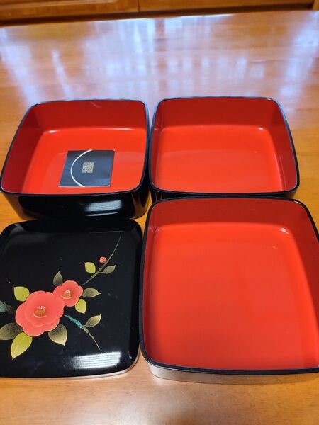 【新品】YUKI TORII COLLECTION 鳥居ユキ 漆器 三段重 重箱