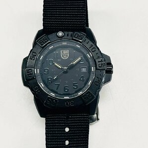 【1円出品】中古訳あり LUMINOX ルミノックス LX-200 H-3 腕時計 ブラック クォーツ腕時計 2針 アナログの画像1