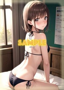 Z1192-203AKC 鹿野千夏 アオのハコ ポスター A4 美少女 最高品質 アニメ 同人 コレクション