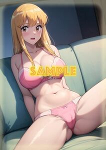 Y1554-246KAR 秋本麗子 こち亀 ポスター A4 美少女 最高品質 アニメ 同人 コレクション