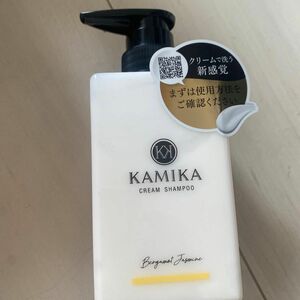 KAMIKA クリームシャンプー ベルガモットジャスミンの香り ポンプ 400g×1個