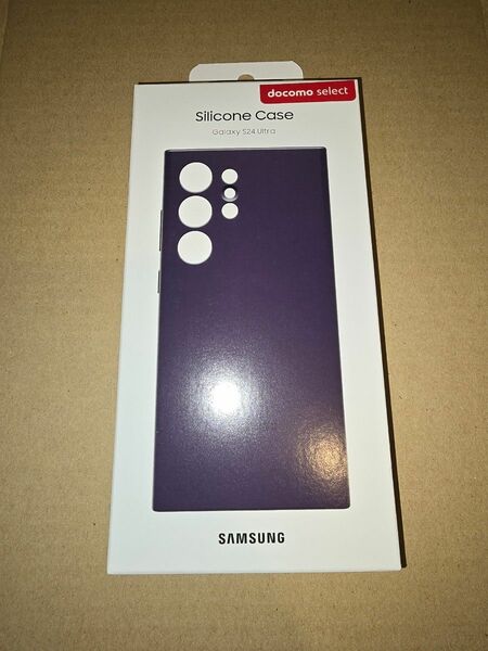 Galaxy S24 Ultra Silicone Case ダークバイオレット シリコンケース EF-PS928