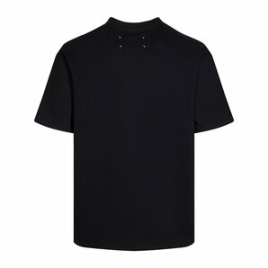 MaisonMargielaメゾンマルジェラ ナンバーズ ロゴ メンズ Tシャツ 黒 半袖 シャツ 夏 男女兼用 トップス Lサイズの画像2