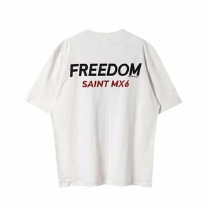 Saint Michael x FREEDOM SAINT MX6 セントマイケル 半袖tシャツ ユニセックス T-shirt トップス カットソー Mサイズの画像2