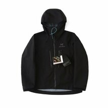 ARC‘TERYX Alpha SV ジャケット メンズ 黒 フード付き 防風 撥水加工 アウター コート 山登り アウタドア 服 Mサイズ_画像1