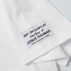 GALLERY DEPT. x LANVIN | PAINT-EFFECT LOGO T-SHIRT Tシャツ 半袖 男女兼用 おしゃれ トップス 白 Lサイズの画像2