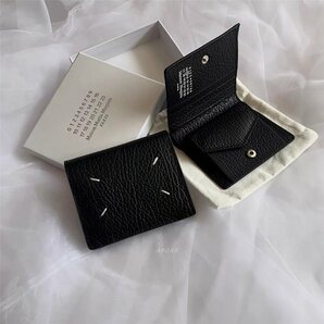 Maison margiela メゾンマルジェラ 二つ折り財布 レディース メンズ ウォレット 黒 おしゃれ 小物の画像4