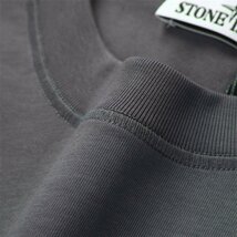 Stone Island ストーンアイランド 半袖 tシャツ 男女兼用 グレー t-shirt 夏 トップス ファッション XLサイズ_画像4