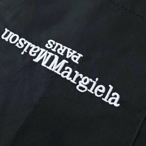 Maison Margiela メゾンマルジェラ シャツ ブラック 長袖シャツ ブラウス メンズ レディース 男女兼用 ロゴ シャツ Lサイズの画像6