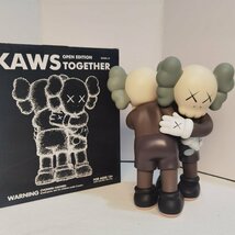 KAWS Together Vinyl Figure Brown MEDICOM TOY KAWS COMPANION メディコム・トイ ブラウン 箱あり 270mm_画像1