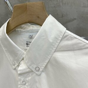 Maison Margiela メゾンマルジェラ ブラウス 白 胸ポケット付き おしゃれ 長袖シャツ メンズ レディース ファッション トップス Sサイズの画像6