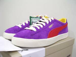 新品 PUMA SUEDE VTG 紫赤 US11 29cm プーマ スエード ビンテージ 定価12100円 #374921-23 パープルXレッド クライド CLYDE