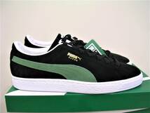 新品 PUMA SUEDE CLASSIC XXI 黒緑 28cm US10 完売サイズ プーマ スエード クラッシック XXI #374915-60 クライド CLYDE_画像3