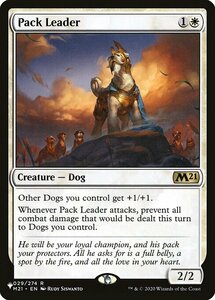 MTG ■白/英語版■ (M21-29)《群れを導くもの/Pack Leader》Raining Cats and Dogs SLD 白R