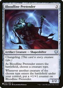 MTG ■無/英語版■ (KHM-235)《血統詐称者/Bloodline Pretender》Raining Cats and Dogs SLD無U