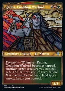 MTG ■金/英語版■ 《連合の大将軍、ラーダ/Radha, Coalition Warlord》★テクスチャーFOIL★ 団結のドミナリア DMU