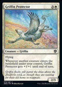 MTG ■白/英語版■ 《庇護のグリフィン/Griffin Protector》★FOIL★ 団結のドミナリア DMU