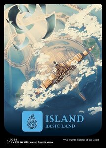 MTG ■土地/英語版■ 《島/Island》 イクサラン：失われし洞窟 LCI