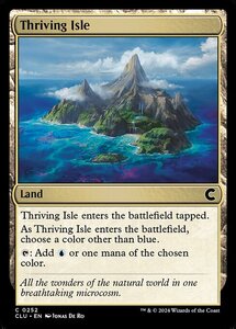 (252) MTG ■土地/英語版■ 《興隆する島嶼/Thriving Isle》カルロフ邸殺人事件：Clue Edition CLU 土地C