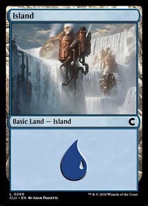 (260) MTG ■土地/英語版■ 《島/Island》カルロフ邸殺人事件：Clue Edition CLU 土地