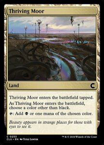 (253) MTG ■土地/英語版■ 《興隆する湿地帯/Thriving Moor》カルロフ邸殺人事件：Clue Edition CLU 土地C