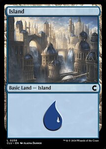 (258) MTG ■土地/英語版■ 《島/Island》カルロフ邸殺人事件：Clue Edition CLU 土地